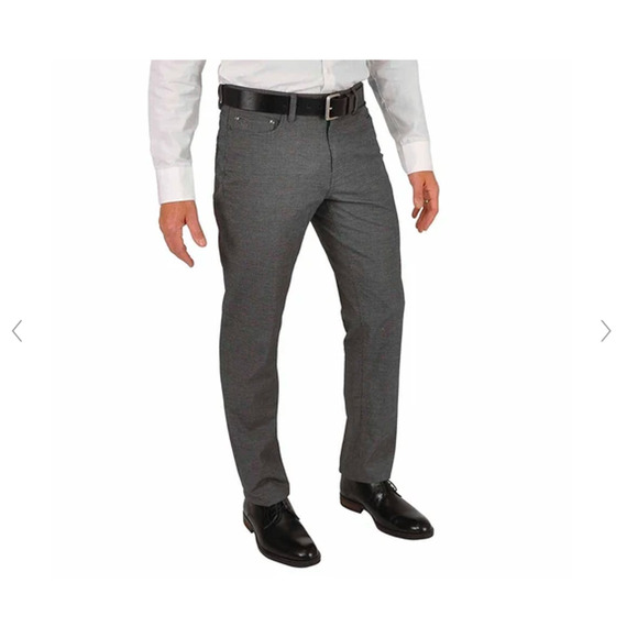 English Laundry Walker Pants Gray Patterned 5 Pocket Slim Leg Casual Mens 32x32 - Picture 10 of 10